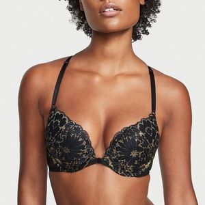 VICTORIA'S SECRET Sexy Tee Lace Push-Up Front Close Bra 36D